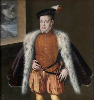 Alonso Sánchez Coello. El príncipe don Carlos. Sala 56 del Museo del Prado