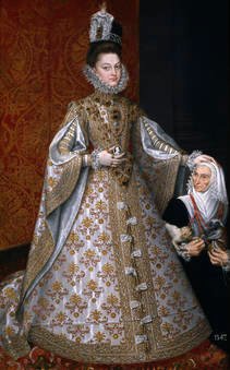 Alonso Sánchez Coello. La infanta Isabel Clara Eugenia y Magdalena Ruiz. Sala 56 del Museo del Prado