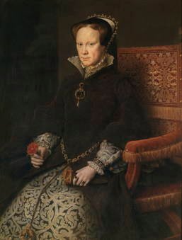 Antonio Moro. María Tudor, reina de Inglaterra, segunda mujer de Felipe II. Sala 56 del Museo del Prado