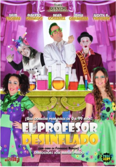El Profesor desinflado, estreno en el Teatro Arlequín Gran Vía