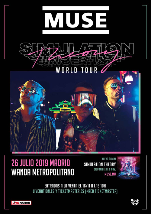 MUSE traerá a Madrid su Simulation Theory World Tour