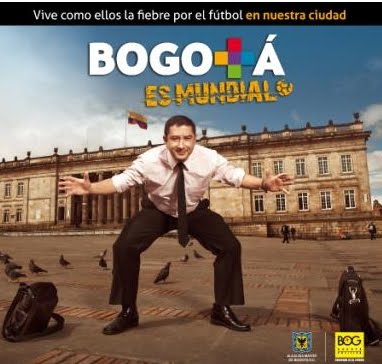 «Bogotá es Mundial», la capital de Colombia se vuelca con el fútbol.