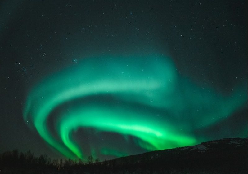 En busca de la aurora boreal en Laponia