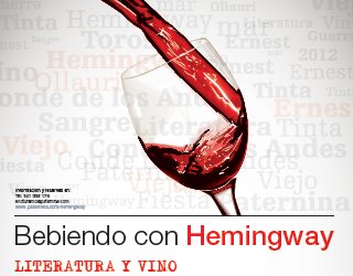 Bodegas Paternina te propone beber con Hemingway.