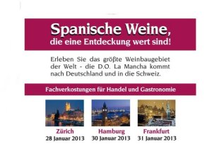 Alemania y Suiza, primer objetivo promocional de los vinos de la DO La Mancha en el 2013.