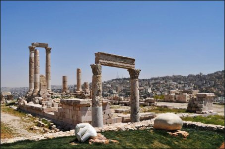 Ruinas del Templo de Hércules de la Ciudadela.