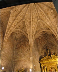 Impresionante bóveda de la Iglesia de Santo Tomás
