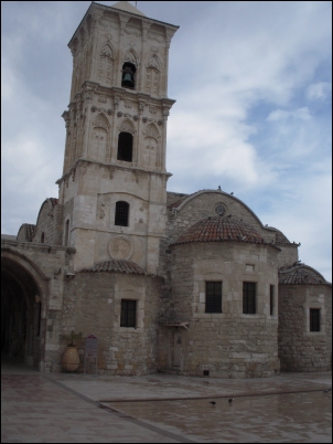 La iglesia de San Lázaro, en Larnaka, Chipre