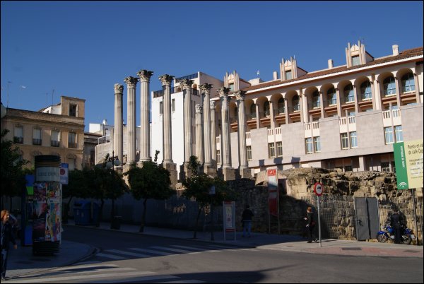 Restos del templo romano de Córdoba