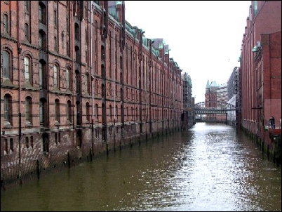 Speicherstadt, la "ciudad almacén" de Hamburgo.