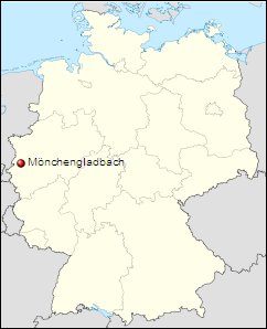 Mönchengladbach: Mapa de situación