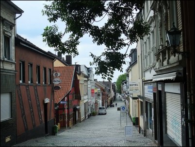 La Waldhausener Straße en Mönchengladbach