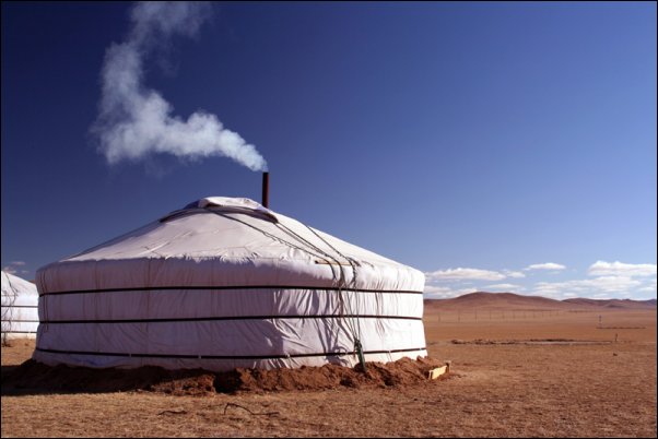 La construcción típica mongola: el Ger
