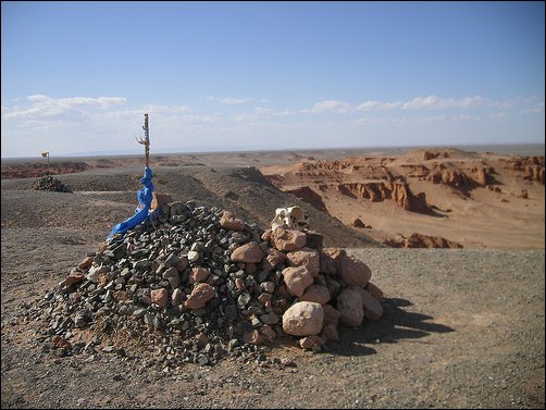 El Ovoo, lugar sagrado en Mongolia