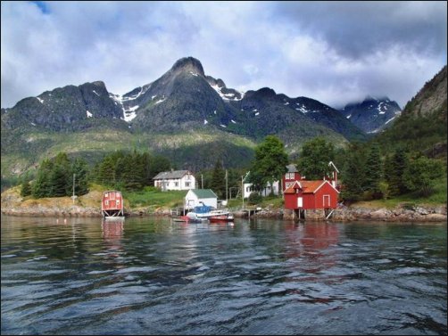 La preciosa isla de Vesterålen y sus cabañas de pescadores