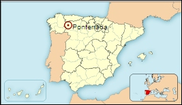 Mapa de situación de Ponferrada