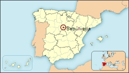Mapa de situación de Sepúlveda
