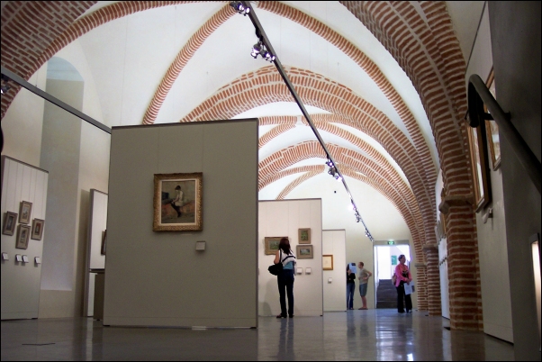 Interior del Museo Toulouse-Lautrec de Albi