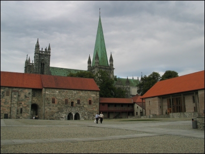 El Palacio del Arzobispo de Trondheim.