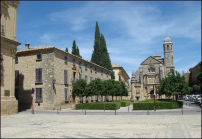 La impresionante Plaza Vázquez de Molina, en Úbeda.