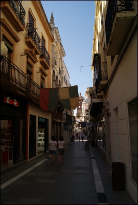 La calle comercial de Zafra