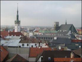 La ciudad de Olomouc fue reconstruida majestuosamente en el estilo barroco después de la Guerra de Treinta Años