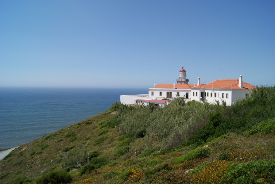 Cabo Mondego, en la costa atlántica de Portugal