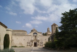 El Monasterio de Poblet - Exterior de la Iglesia