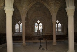 El Monasterio de Poblet - La sala capitular