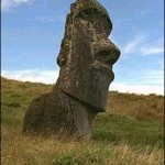 Imagen de un moai