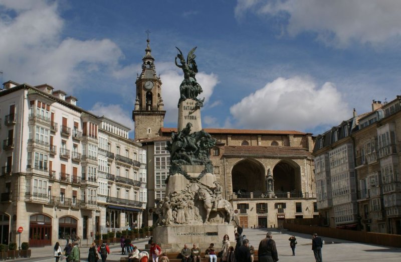 El monumento a la Batalla de Vitoria, corazón de Vitoria-Gasteiz