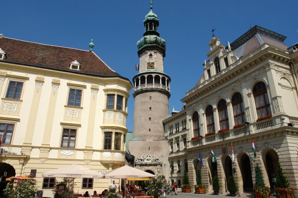 Sopron, en el Transdanubio húngaro