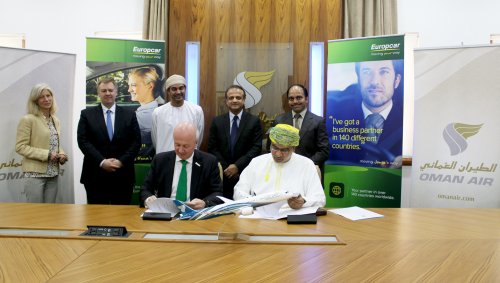 Oman Air y Europcar anuncian un acuerdo colaboración para premiar a los miembros del programa Sindbad