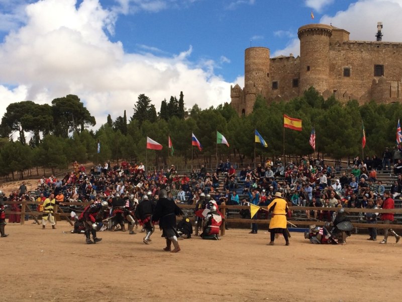 El Castillo de Belmonte recibe a la Champions League del Combate Medieval