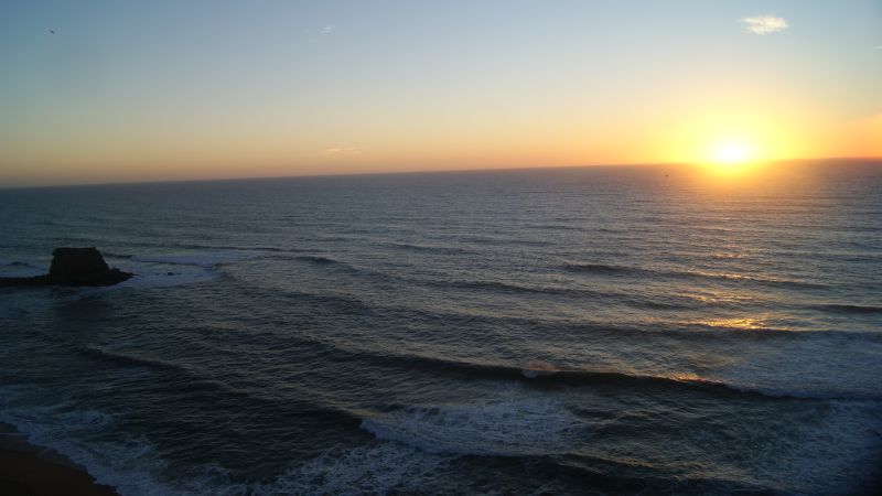 Impresionante anochecer visto desde el Hotel Golf Mar
