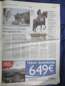 "Paseo por el Madrid del siglo de oro"