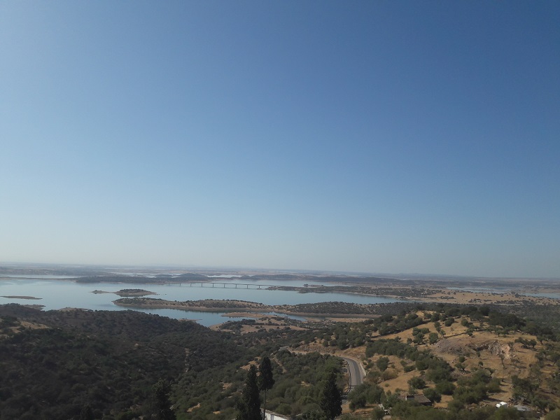 El Castillo es un lugar único para contemplar el embalse de Alqueva