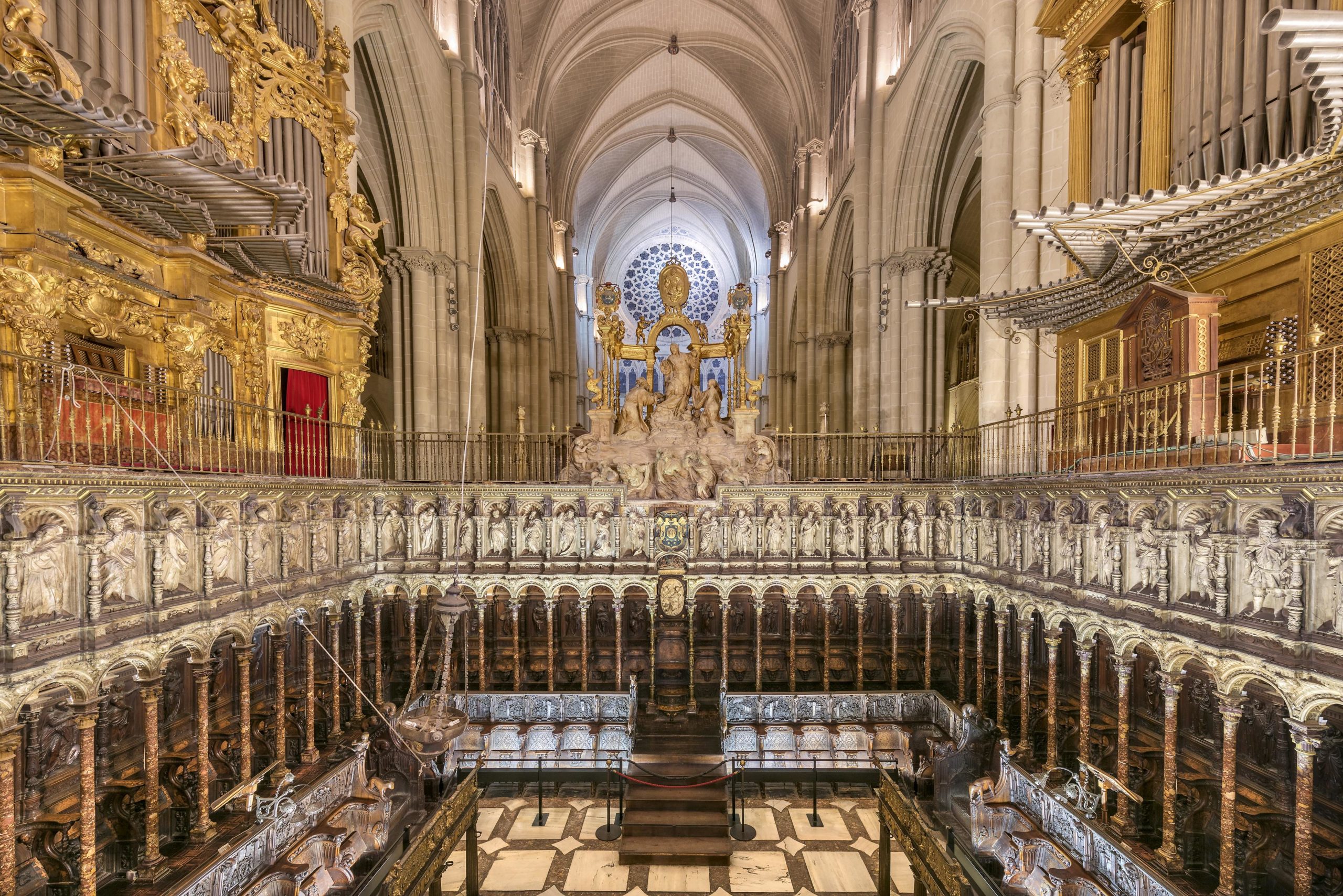 El coro de la Catedral de Toledo