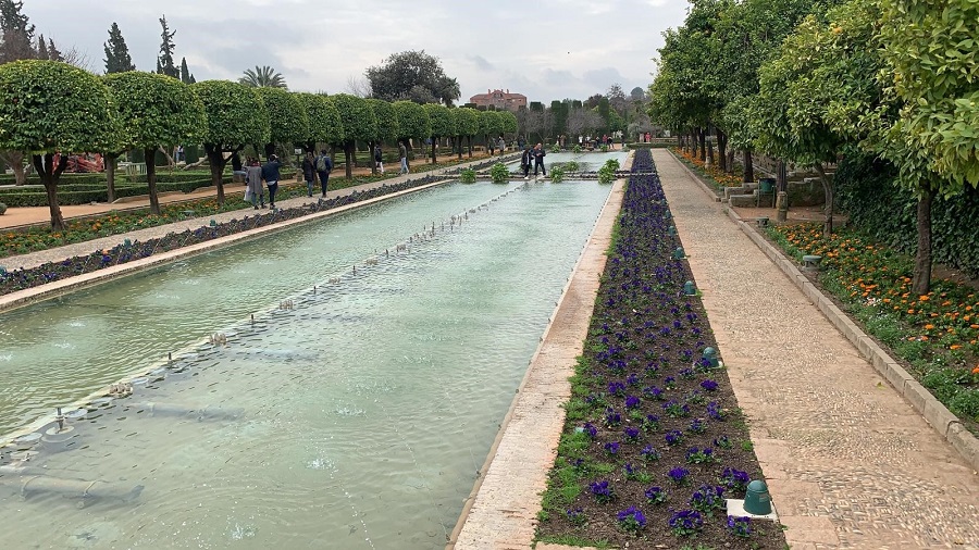 Los jardines del Alcázar son quizá el lugar más bonito de todo el conjunto