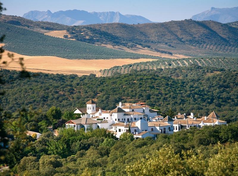 Localización del Hotel en la Sierra de Loja