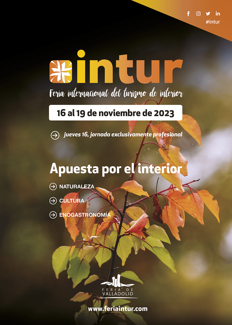 Intur, nueva cita con el turismo de interior en noviembre en Feria de Valladolid