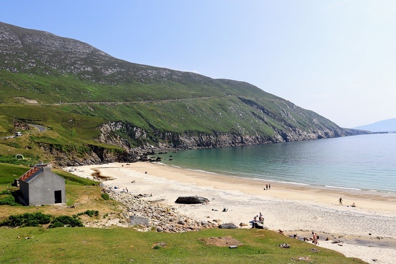 Playa de Keem, en Mayo (oeste de Irlanda)