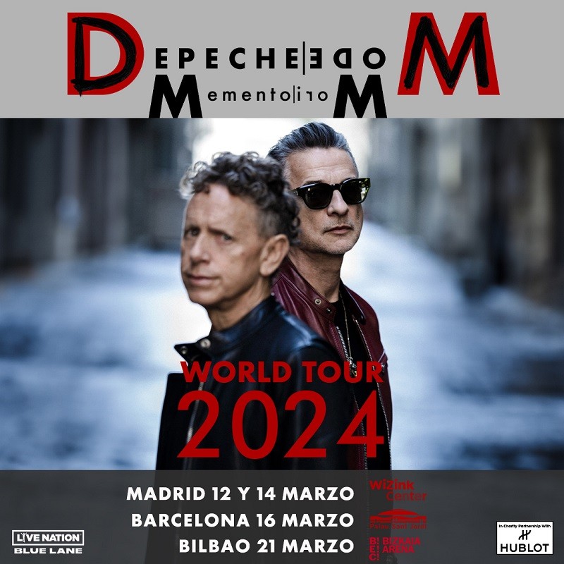 Depeche Mode tocarán en España en 2024