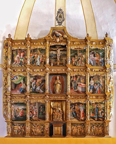 Retablo de San Pedro (Iglesia de San Pedro Cátedra en Vallecillo)