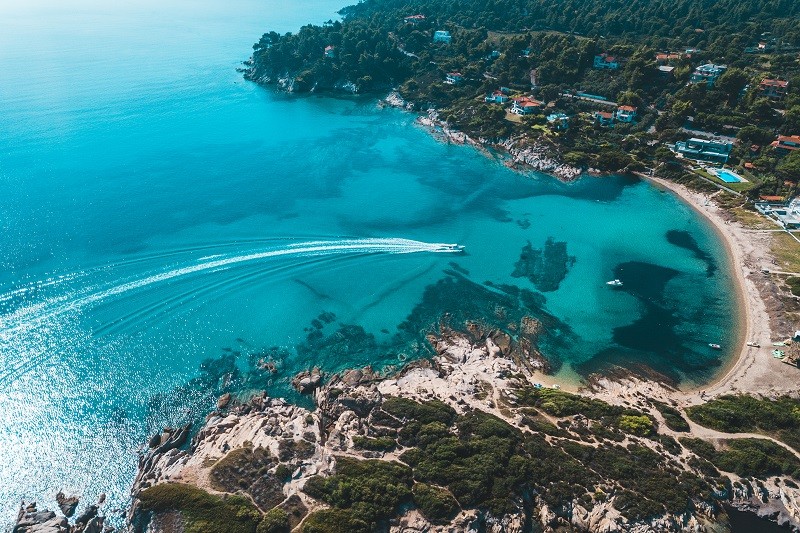 La península de Calcídica (Halkidiki)