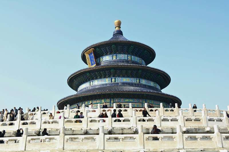 Templo del Cielo (Tian Tan), un complejo de edificios religiosos imperiales situado en el sureste del centro de Pekín