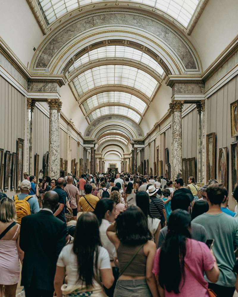 Gran Galería (Grande Galerie) en el Museo del Louvre de París