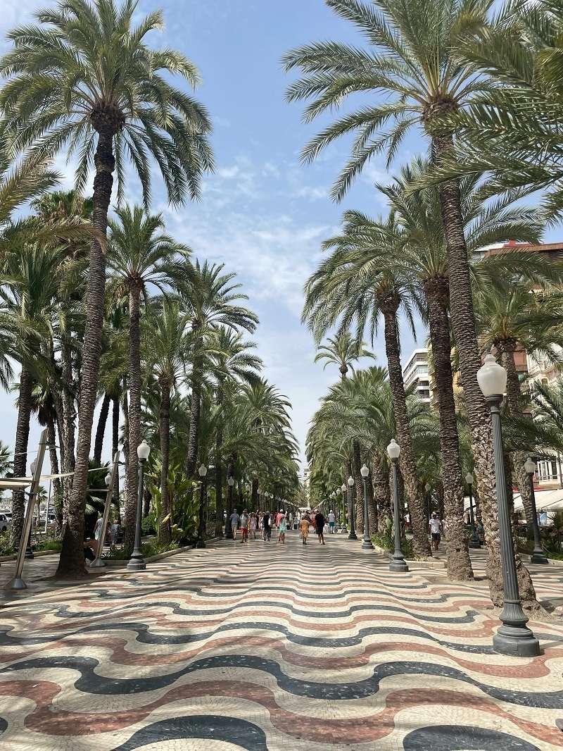 La Explanada de España, un icónico paseo marítimo en Alicante