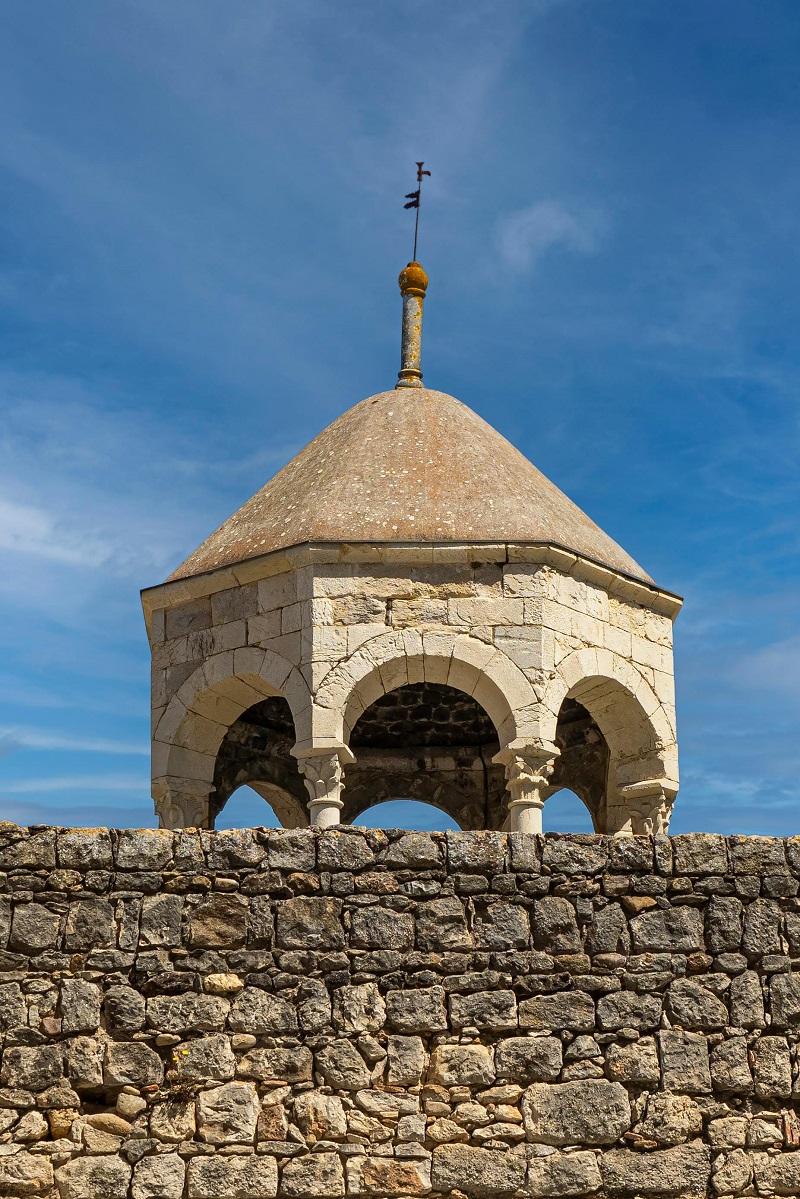 La torre del campanario de la Catedral de Girona, un ícono de la ciudad