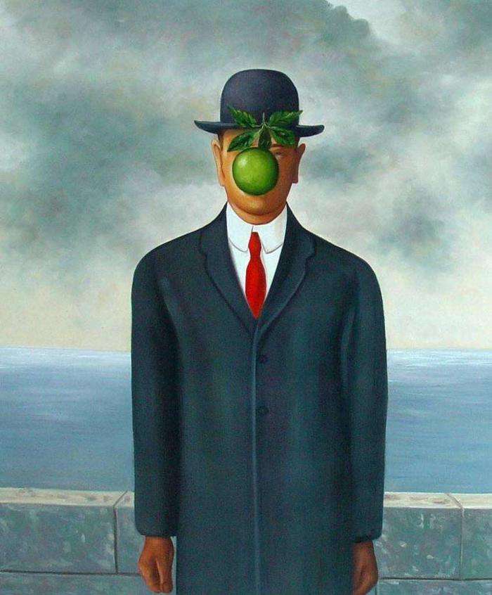El hijo del hombre (The Son of Man), de René Magritte